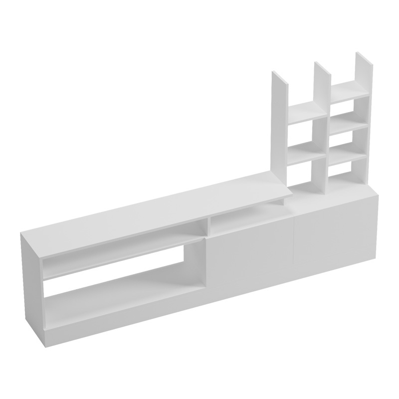 Comoda TV Seruno Alb 170x25x100 cm - 1 | YEO
