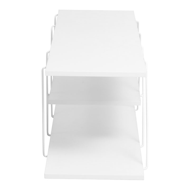 Comoda TV Tars alb 120x30x33cm