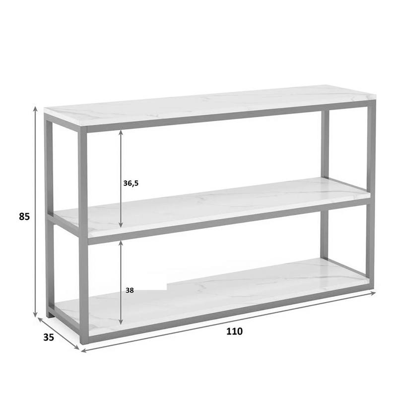 Consola Sarmi Pako World Auriu 110x35x85 cm