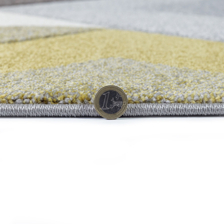 Covor Aurora Gri/Galben Ochre 160X230 cm, Flair Rugs