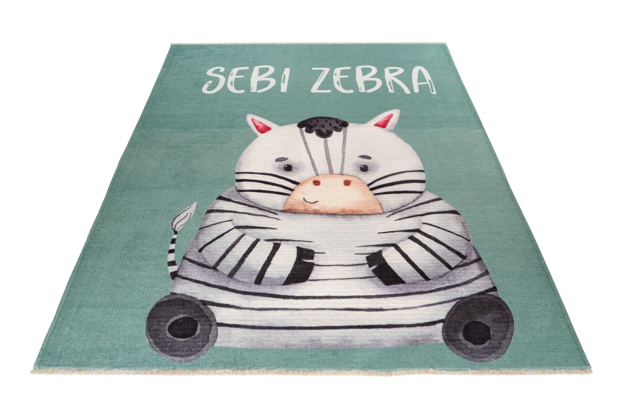 Covor eco copii My Greta Turcoaz 115x170 cm