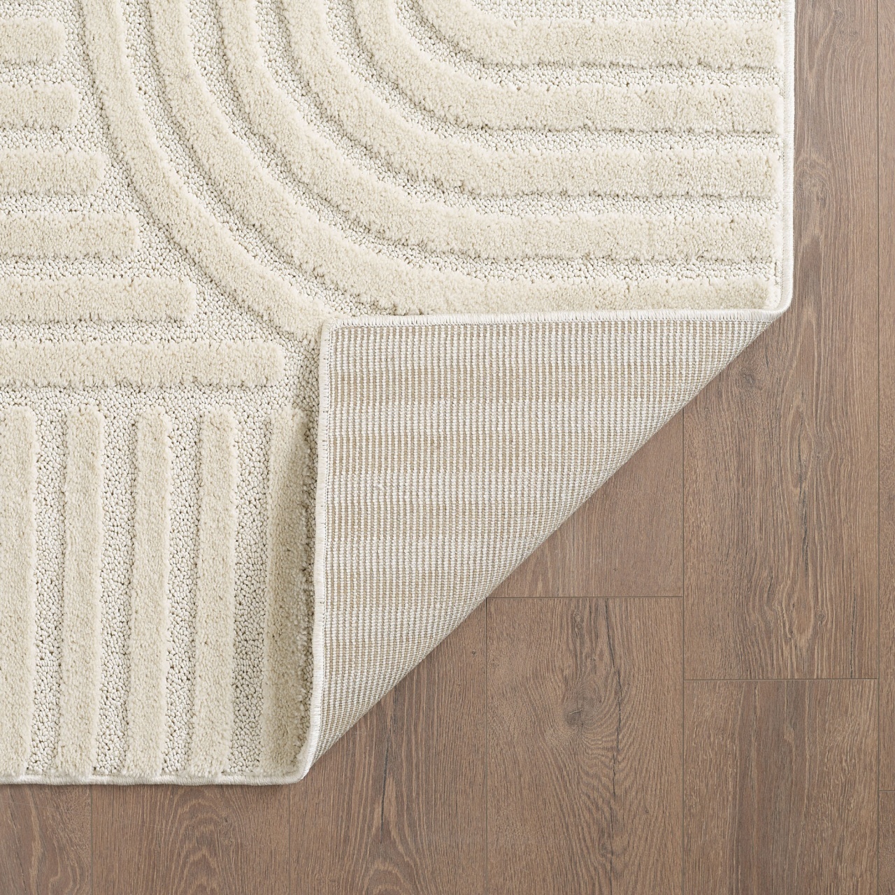 Covor rotund Art Crem boho 160x160 cm - 4 | YEO