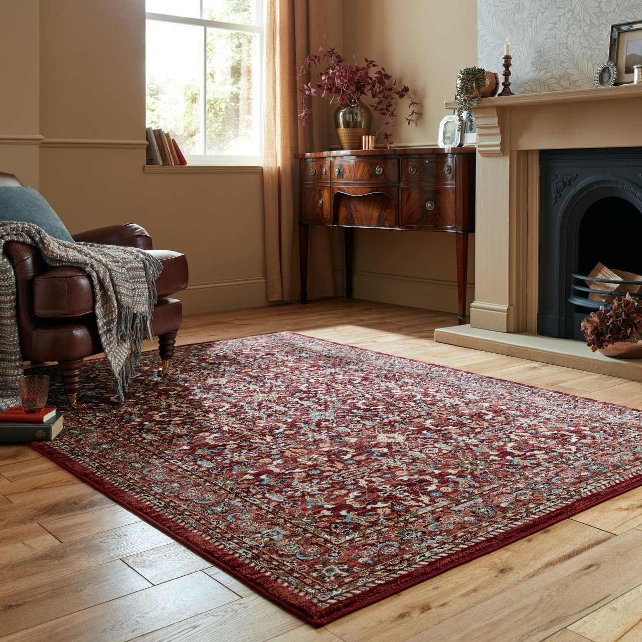 Covor Sincerity Royale Sandford Rosu 80X150 cm, Flair Rugs