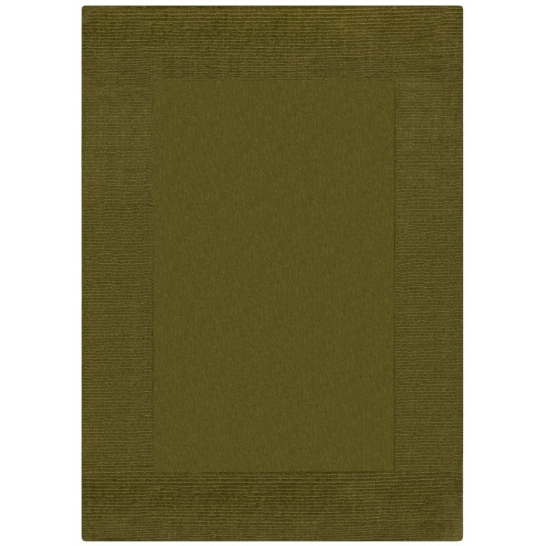 Covor Textured Wool Border Verde 120X170 cm, Flair Rugs - 1 | YEO