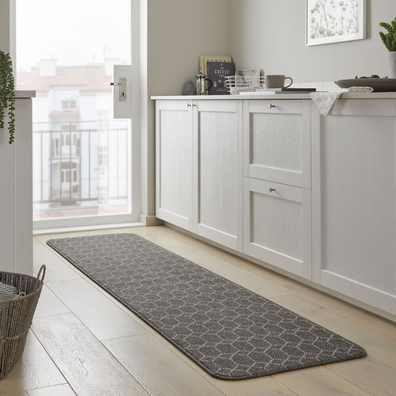 Covor traversă Argyll Washable CHARCOAL 57X230 cm, Flair Rugs