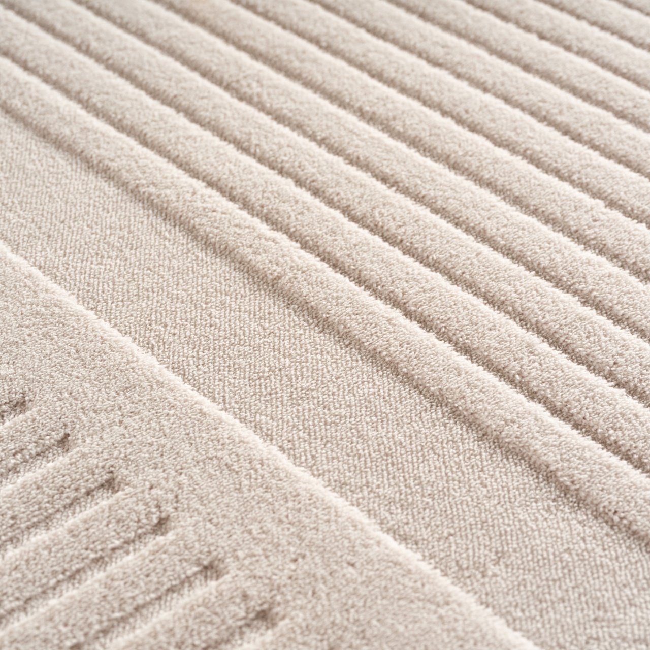 Covor traversa boho Pompei V2 Crem 80x150 cm