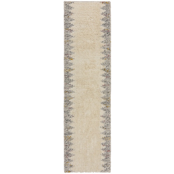 Covor traversa Minerals Border Natural 60X230 cm, Flair Rugs - 1 | YEO