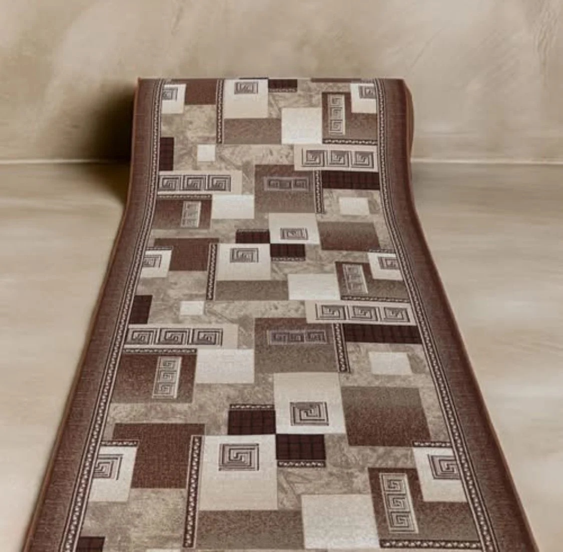 Covor Traversa, Print, Maro, 100x300 cm, Delta 1733