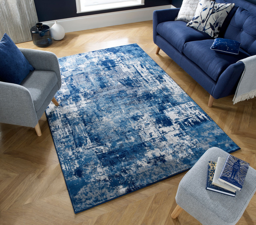 Covor Wonderlust Bleumarin 160X230 cm, Flair Rugs