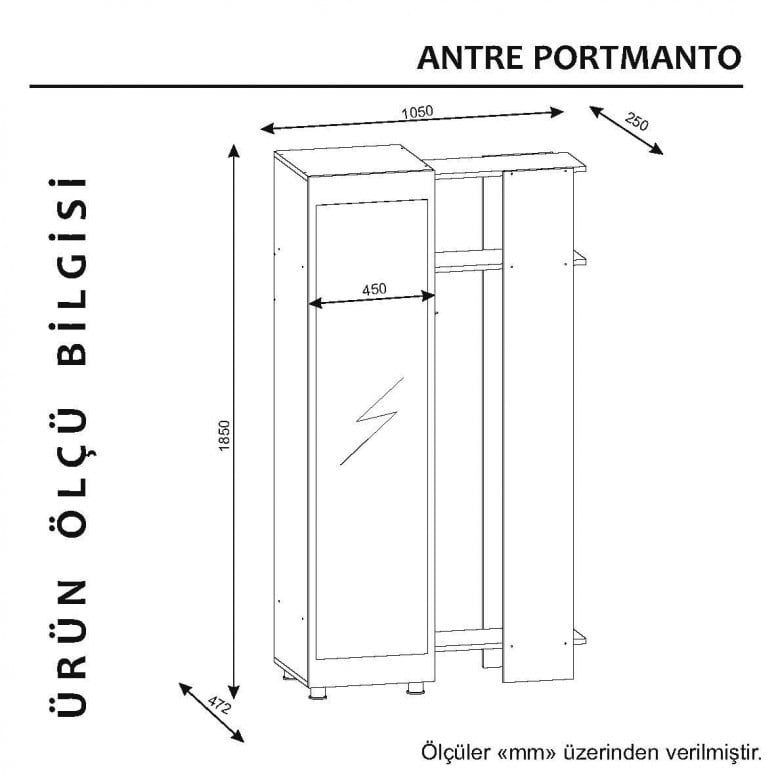 Cuier Antre Alb-Walnut - 3 | YEO