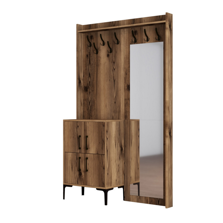 Cuier pentru Hol Berlin BC - Walnut - 4 | YEO