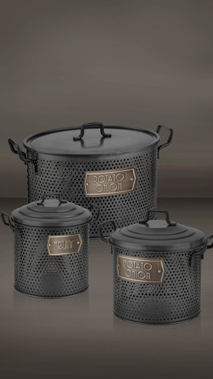 Cutie de depozitare alimente GLV0661, Negru