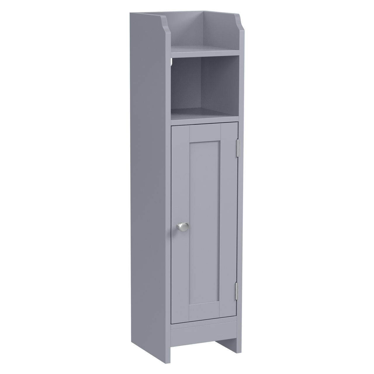 Dulap baie Vasagle, BBC310P36, Gri 20 x 18 x 80 cm