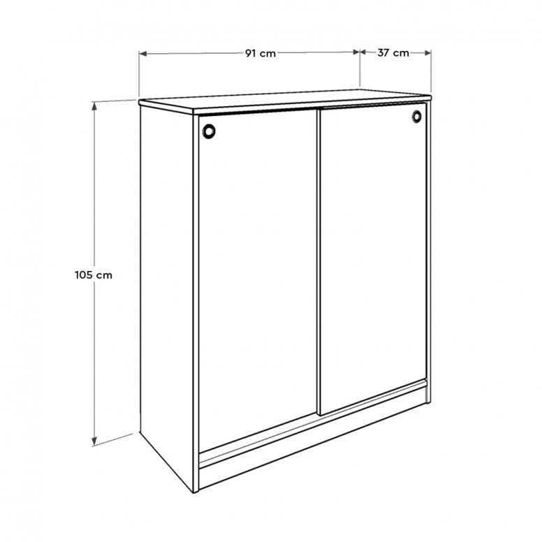 Dulap Pantofi ADR-322 Alb - 5 | YEO