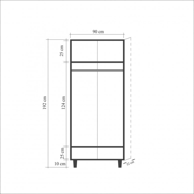 Dulap Stil-729 Sonoma Oak