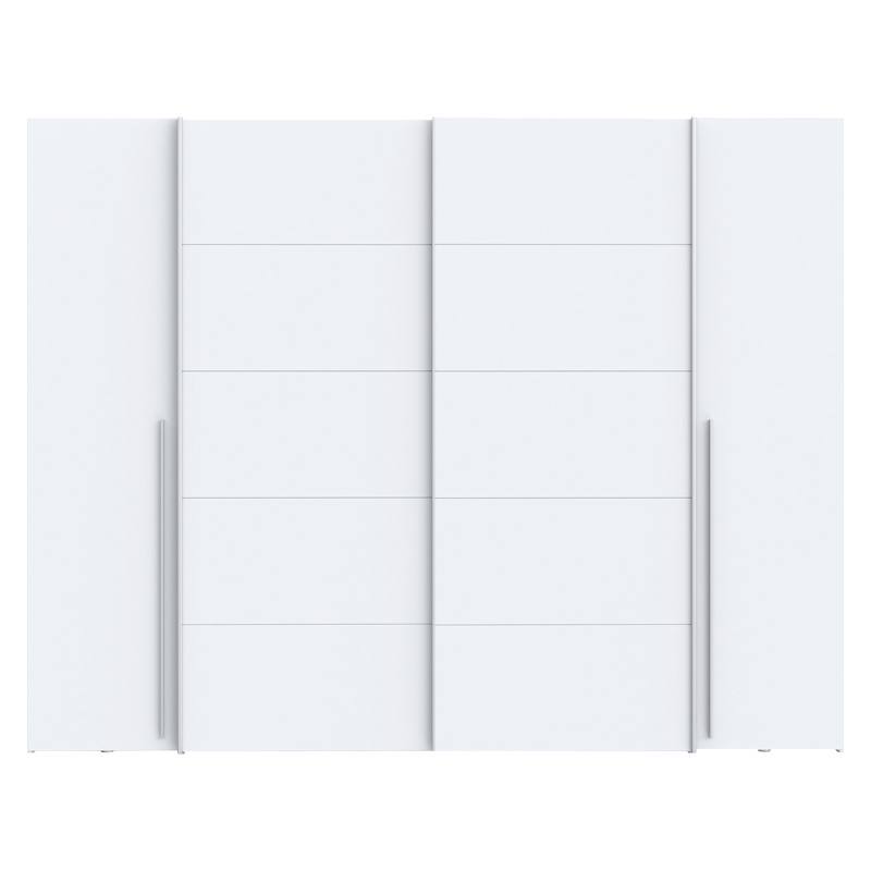 Dulap Verzo 4 usi alb melamina 270.5x61.5x210.5 cm - 2 | YEO