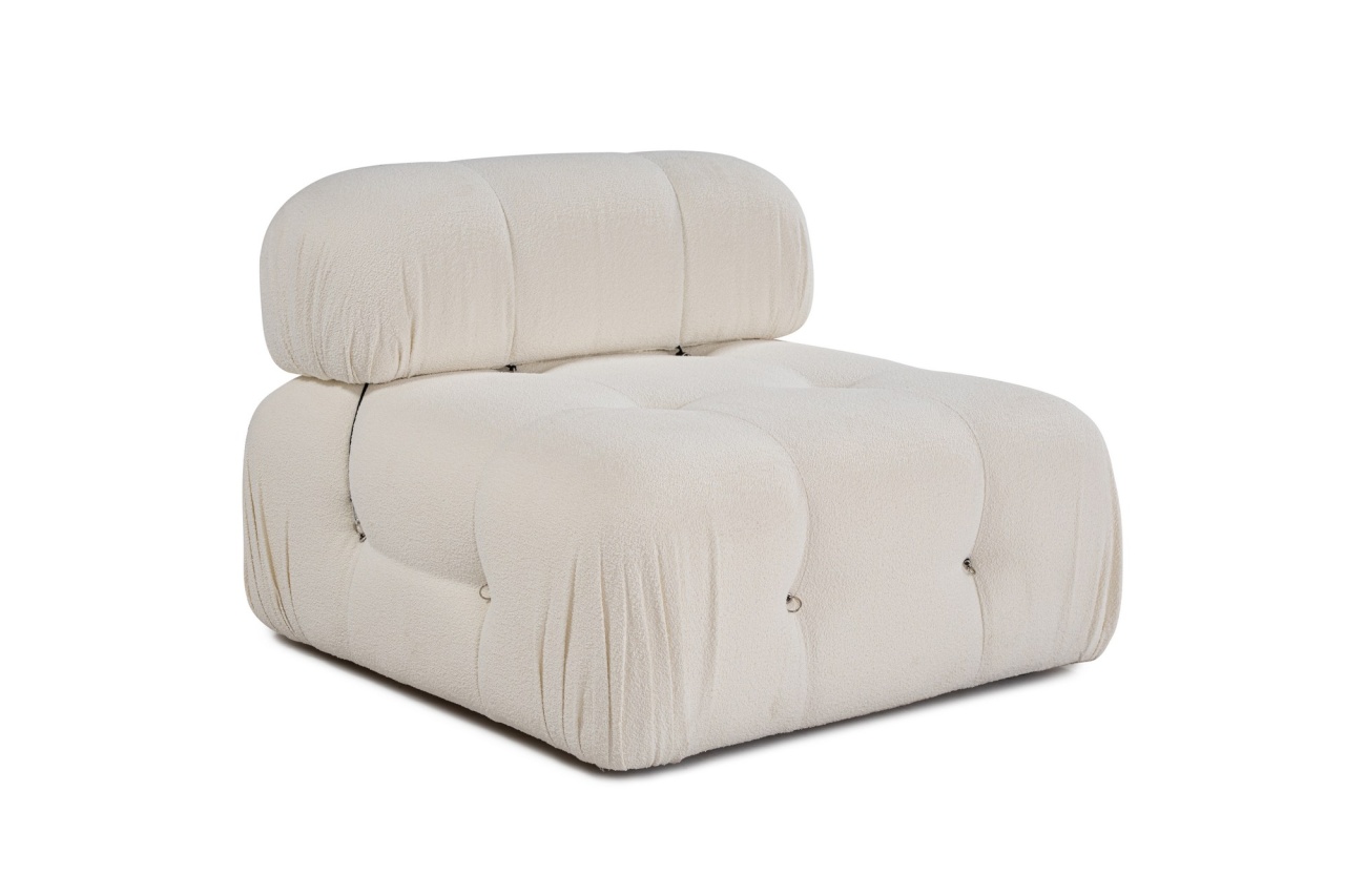 Fotoliu modular Bubble Alb - 2 | YEO