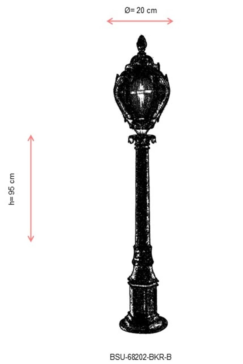 Lampadar de exterior 68202 Maro 95x20 cm - 2 | YEO