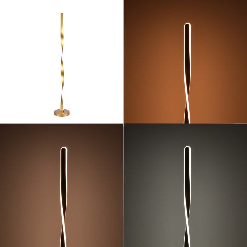 Lampadar LED, Jounko, Pako, Auriu 20x20x130 cm - 2