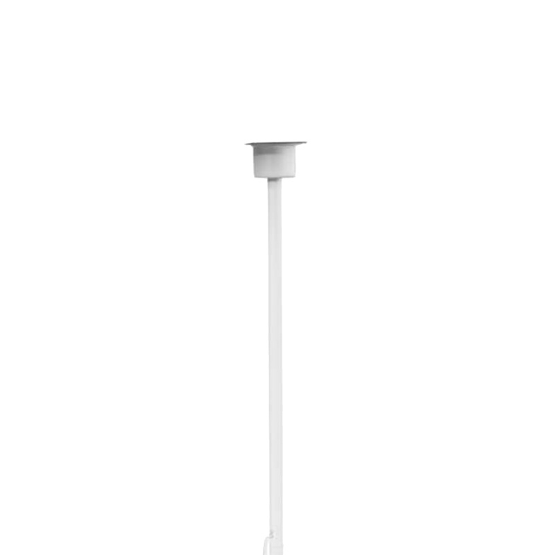 Lampadar Lumider E27 tesatura-metal alb 35x21x152 cm - 2 | YEO