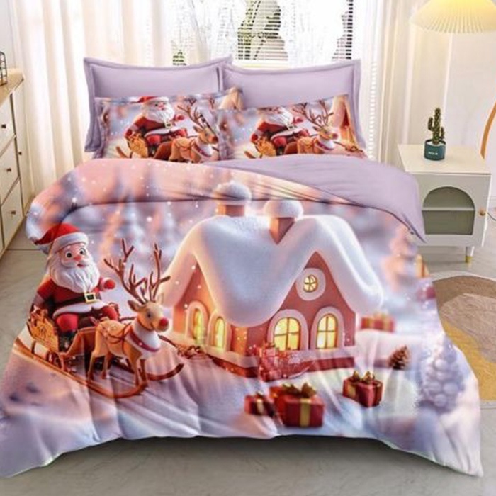 Lenjerie Craciun Noel V114 6 Piese (Finet)