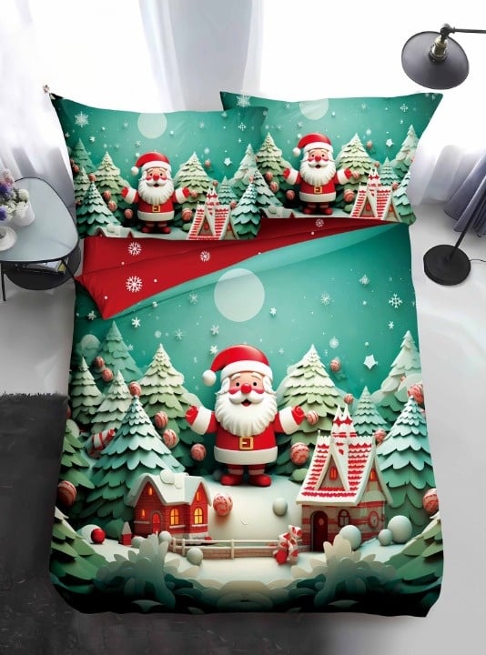 Lenjerie Craciun pentru 1 persoana Xmas V78 (Finet)