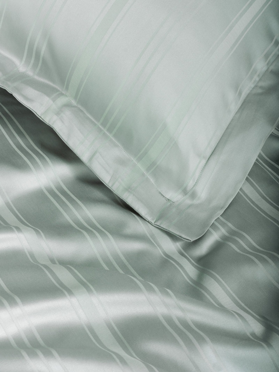 Lenjerie Stripe Mint (Bambus) - 1 | YEO