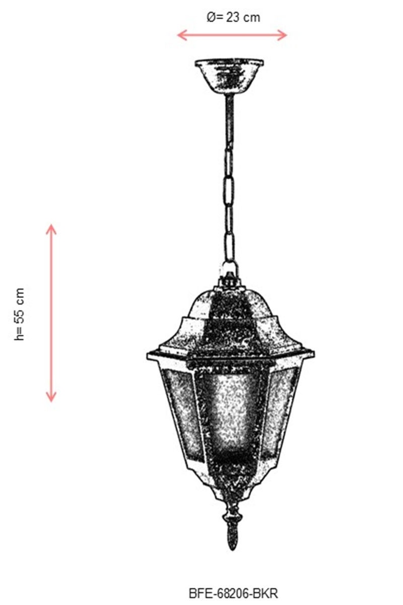 Lustra de exterior 68206 Maro 55x23 cm - 2 | YEO