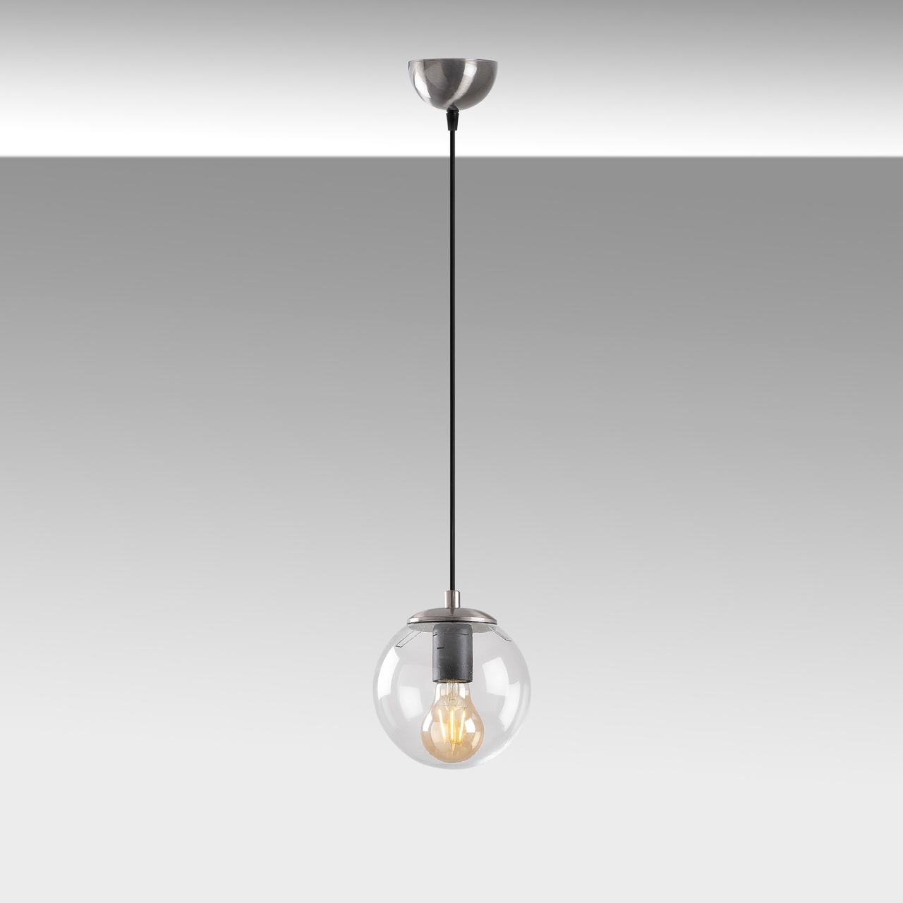 Lustra Efe Argintiu 15x15x110 cm - 5 | YEO