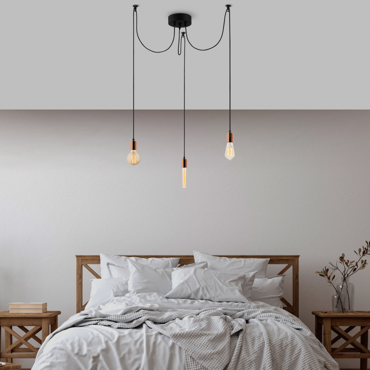 Lustra Kabluni Cupru 96x96x102 cm