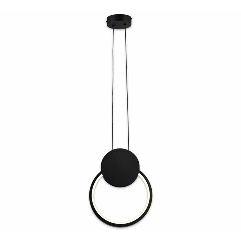 Lustra LED, Ganden, Pako, Negru 26.5x26.5x20 cm - 2