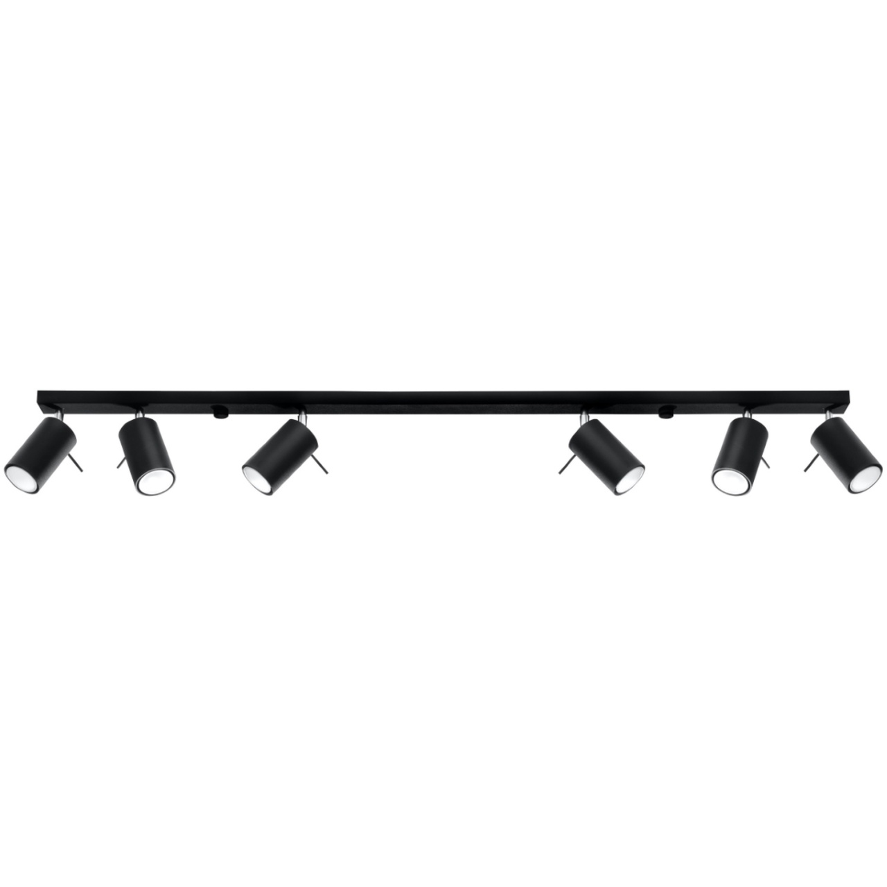 Lustra Ring Negru 118x6x16 cm