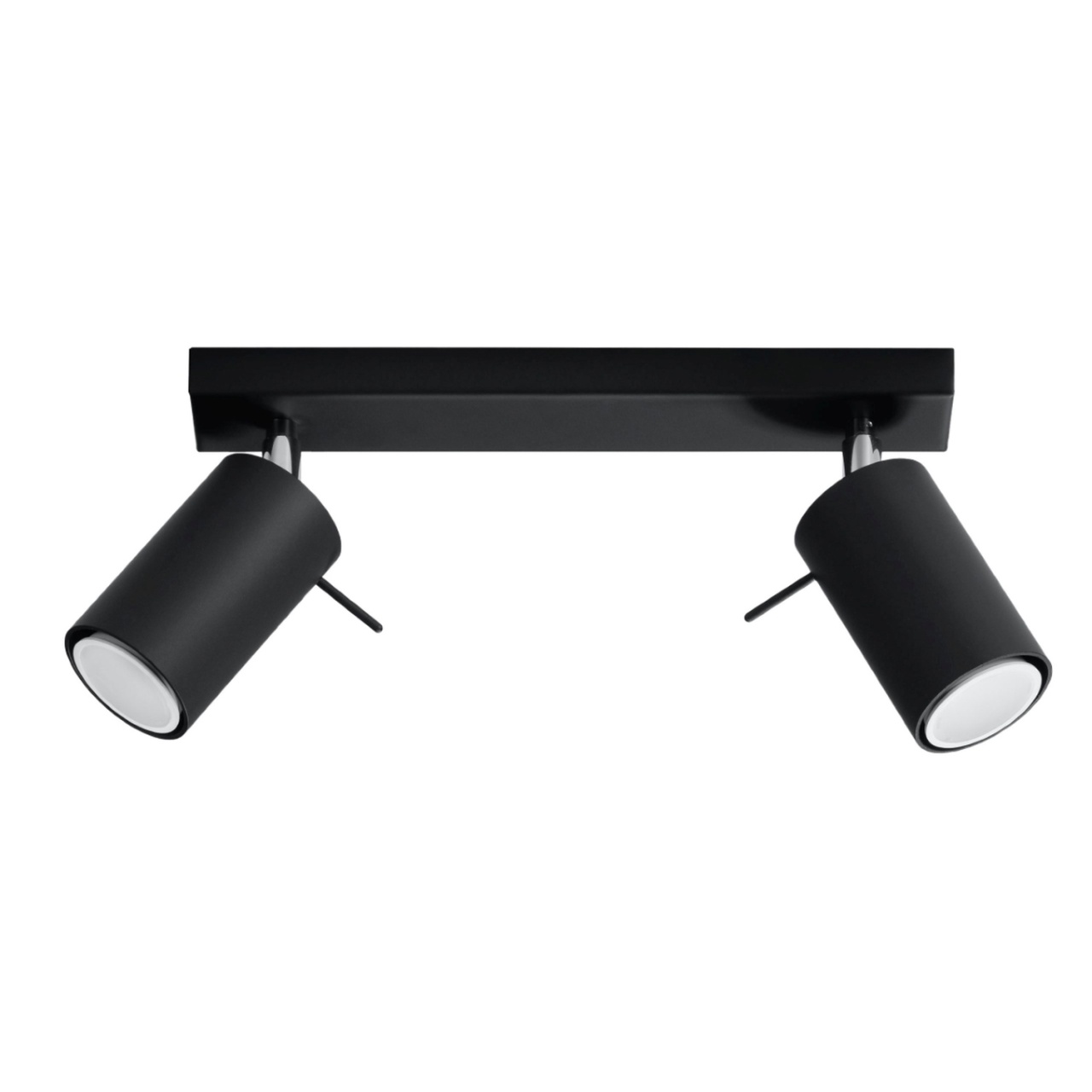 Lustra Ring Negru 30x6x16 cm