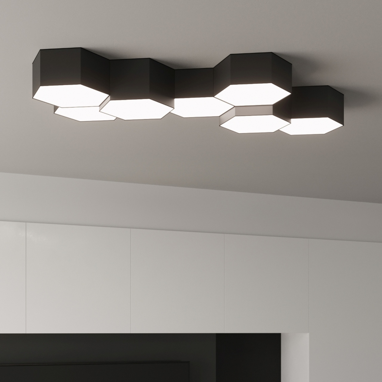 Lustra Sunde Negru 30.5x26.5x13.5 cm