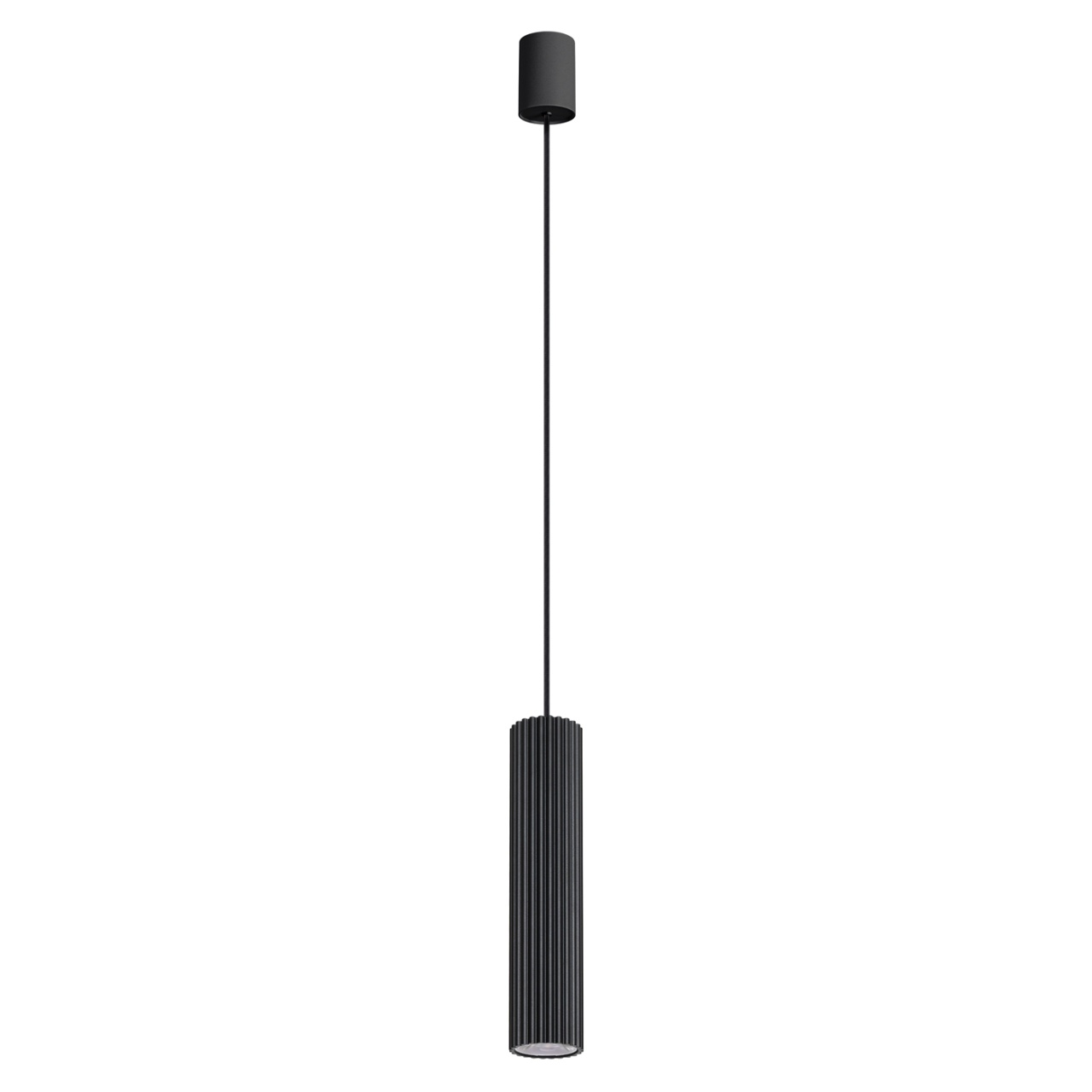 Lustra suspendata LED Ivar 1 Negru 3000K 6.4x6.4x200 cm