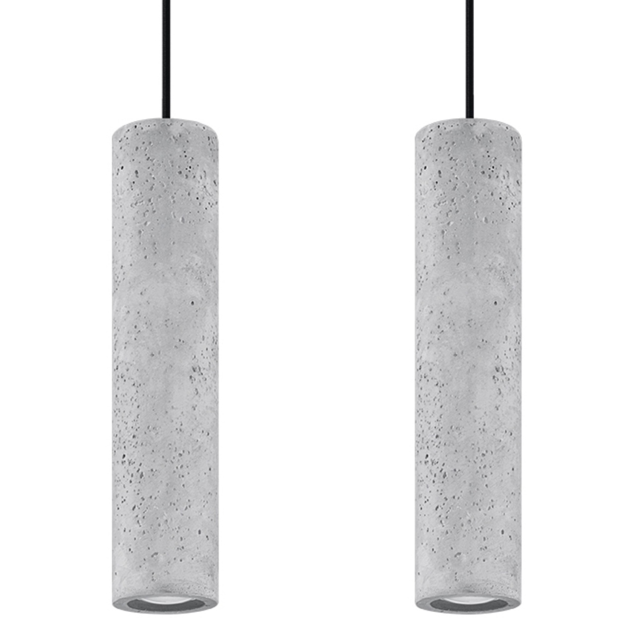 Lustra suspendata Luvo Gri 30x6x90 cm