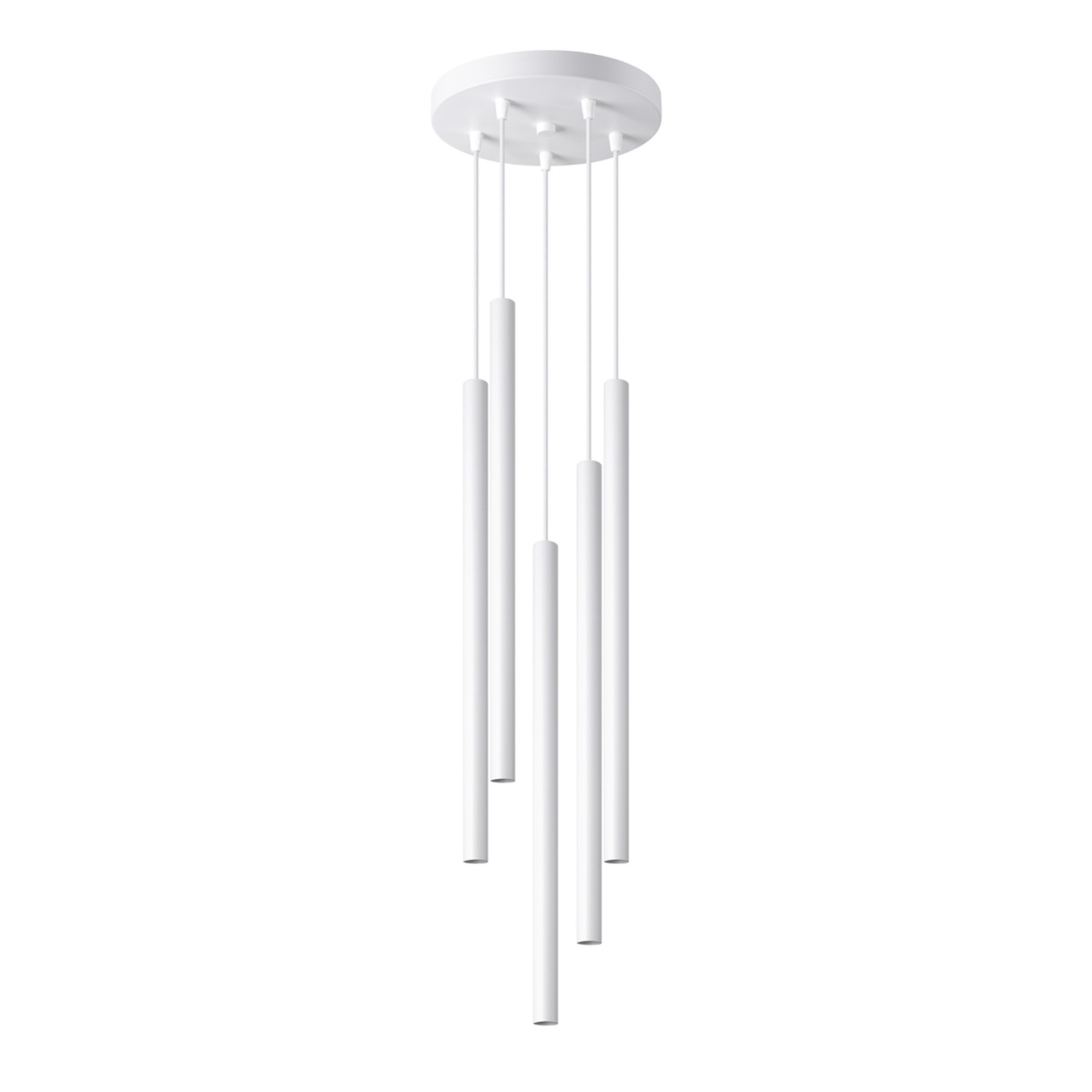 Lustra suspendata Pastelo Alb 25x25x110 cm