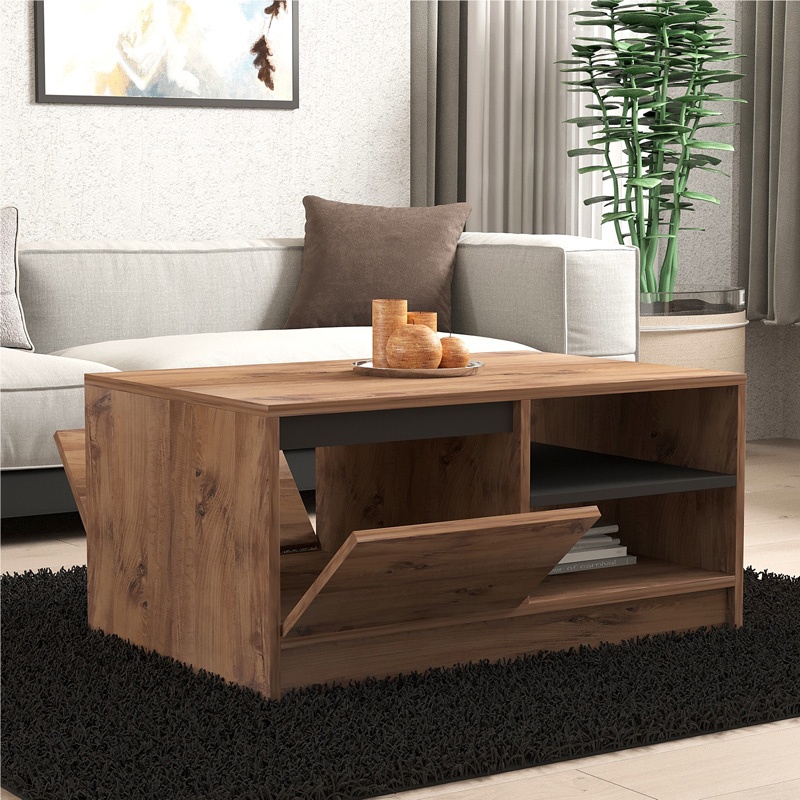 Masa de cafea Narli, Pako World, Sonoma, 90x60x45 cm - 2 | YEO