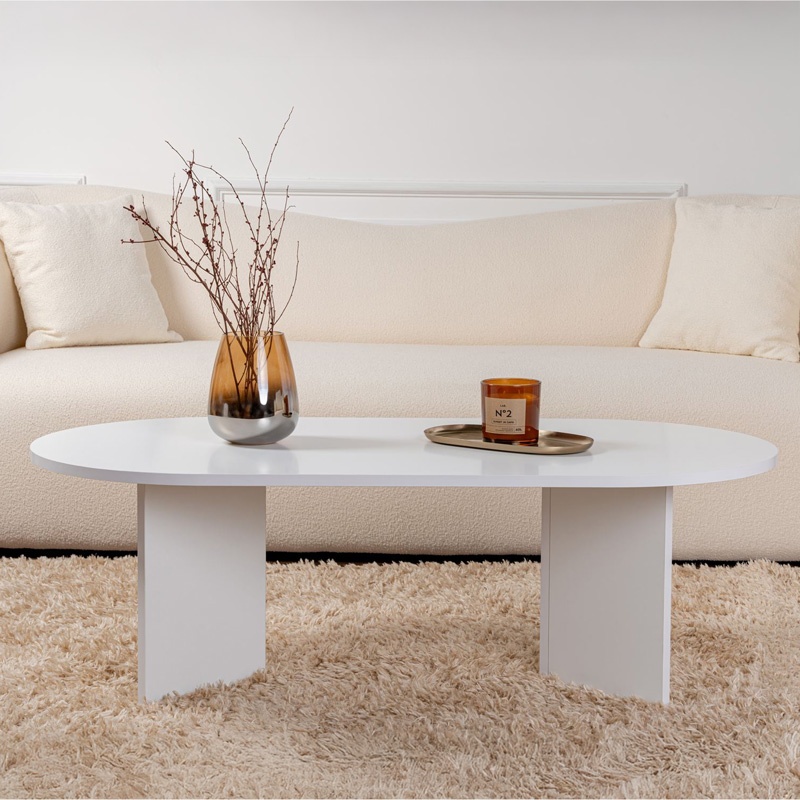 Masa de cafea Tabletod, Pako World, Alb, 119x60x40 cm - 1 | YEO