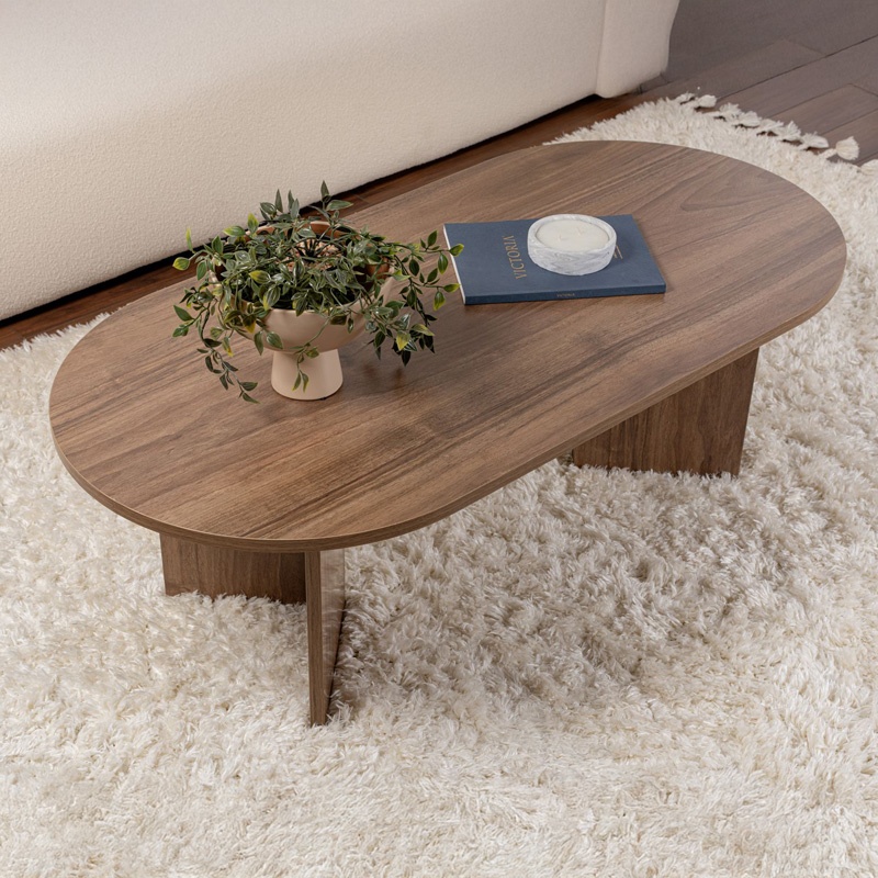 Masa de cafea Tabletod, Pako World, Nuc, 119x60x40 cm - 2 | YEO