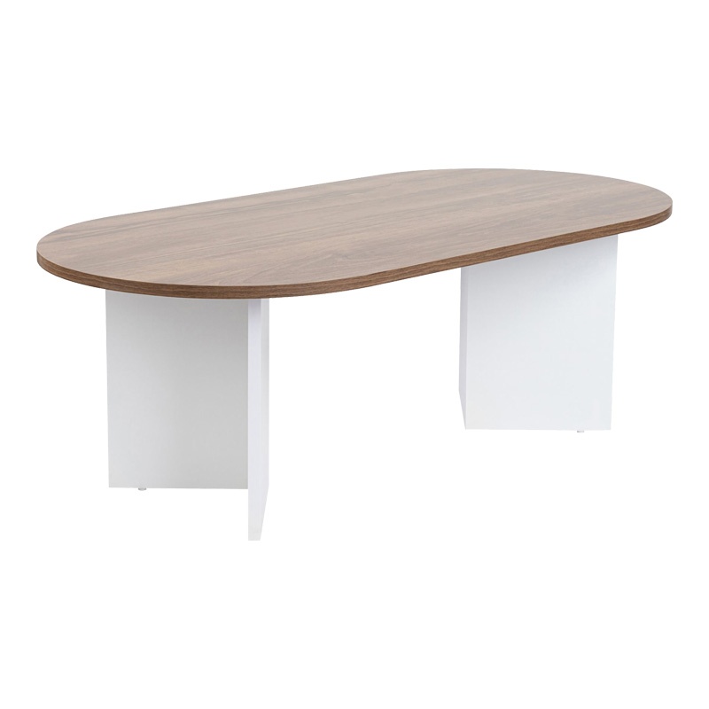 Masa de cafea Tabletod, Pako World, Nuc-Alb, 119x60x40 cm