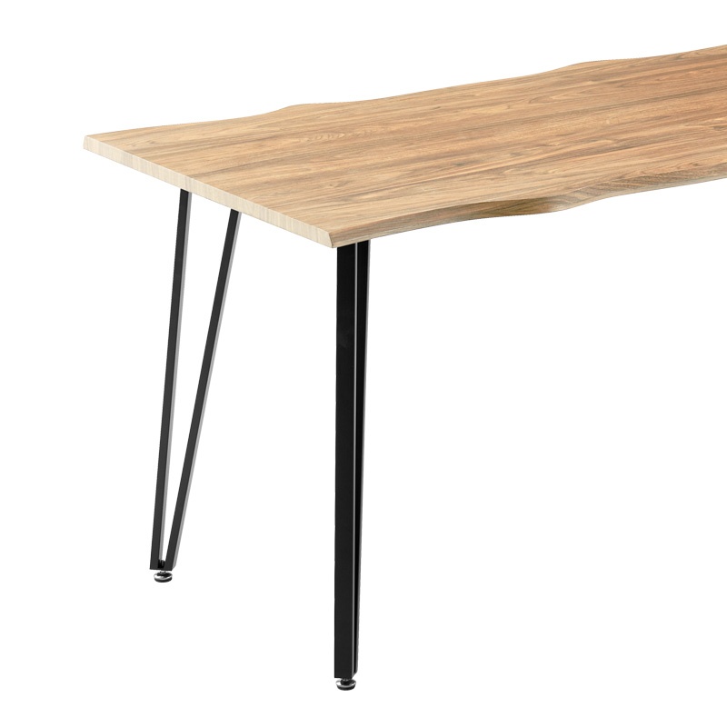 Masa de dining Ditta-Izzac Negru 140x80x76 cm