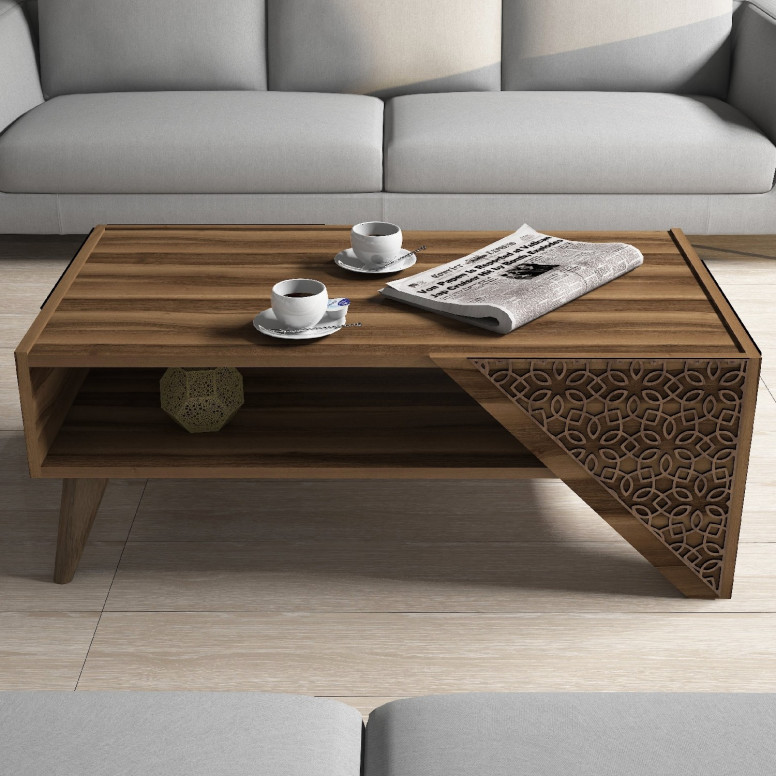 Masuta de Cafea Beril - Walnut - 1 | YEO