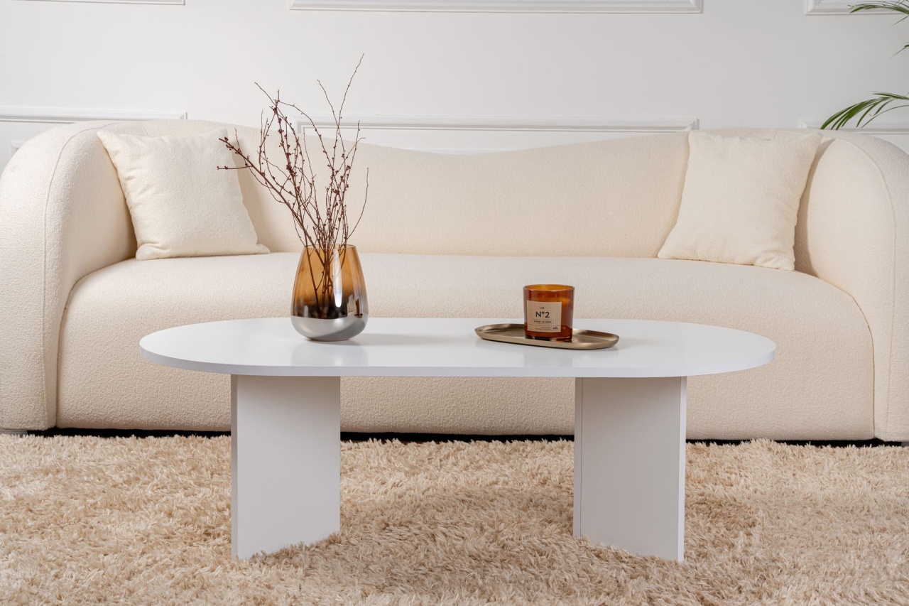 Masuta de cafea Sable Alb - 1 | YEO