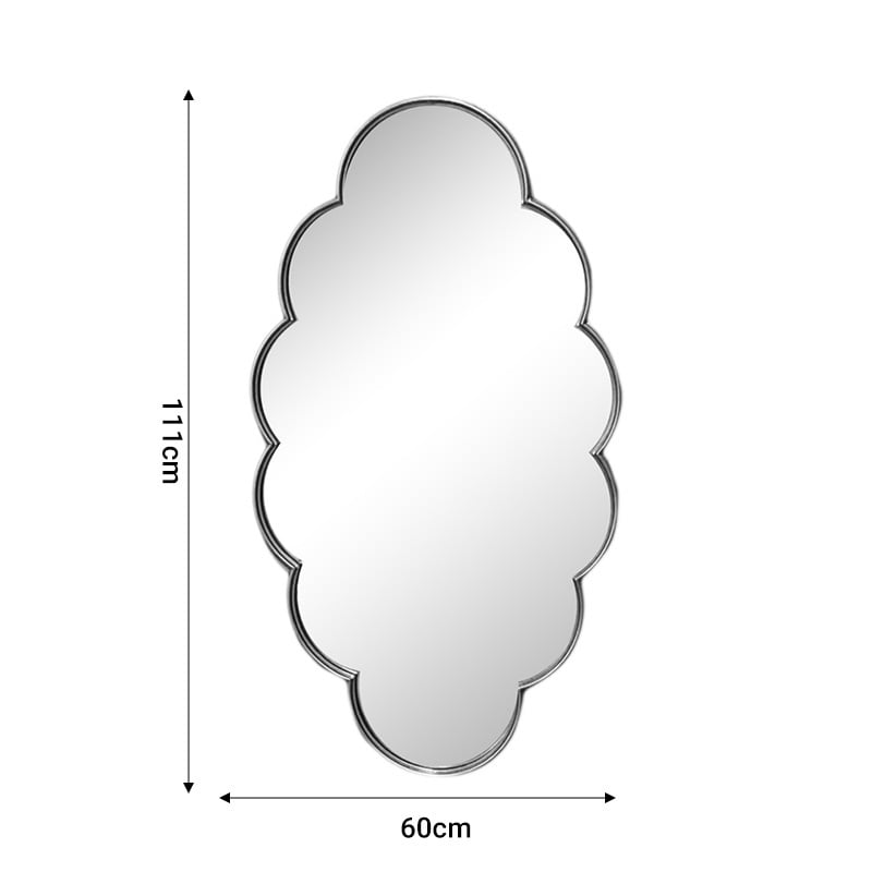 Oglinda Tyko aurie metalica 60x3x111 cm