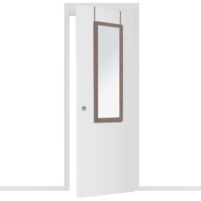 Oglinda usa PWD - 0113 MDF - aluminiu, culoarea nuc 35x2x109cm