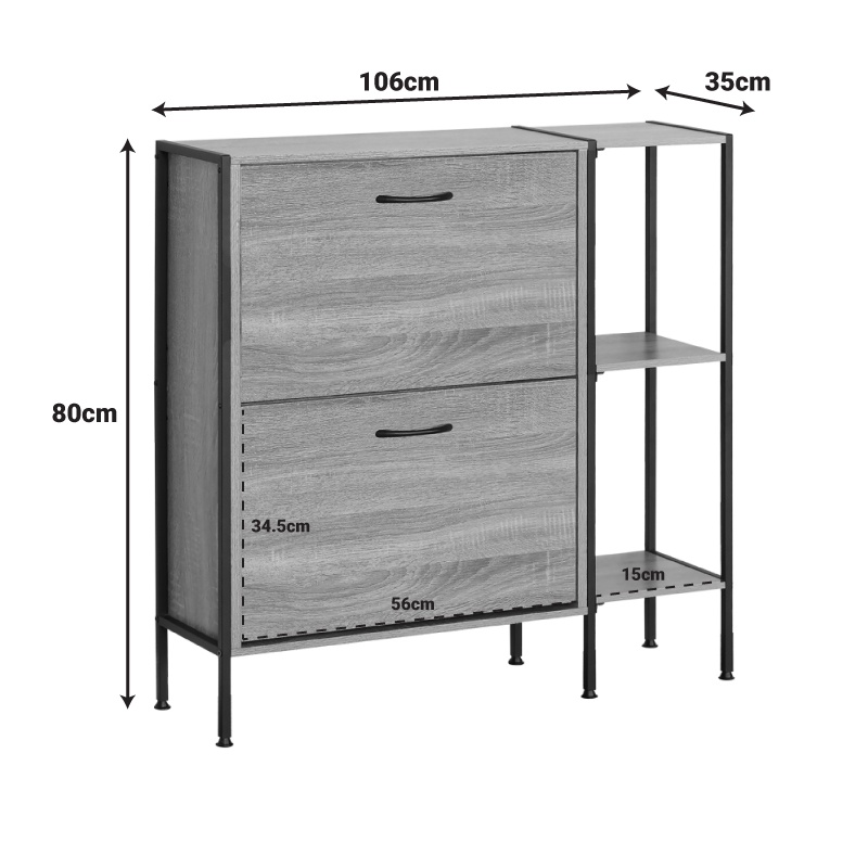 Pantofar Karleva Natural 88x24x87 cm