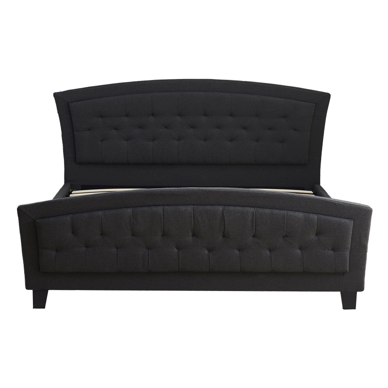 Pat dublu Camaro, Pako World, Textil, Antracit, 160x200 cm - 2 | YEO