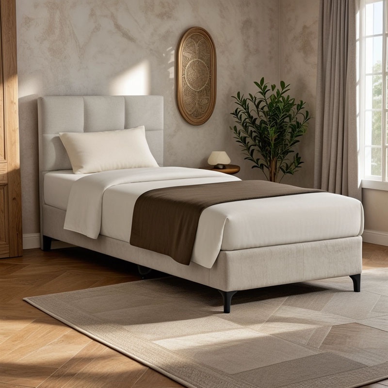 Pat textil Melei, Pako World, Crem, 90x200 cm - 1 | YEO