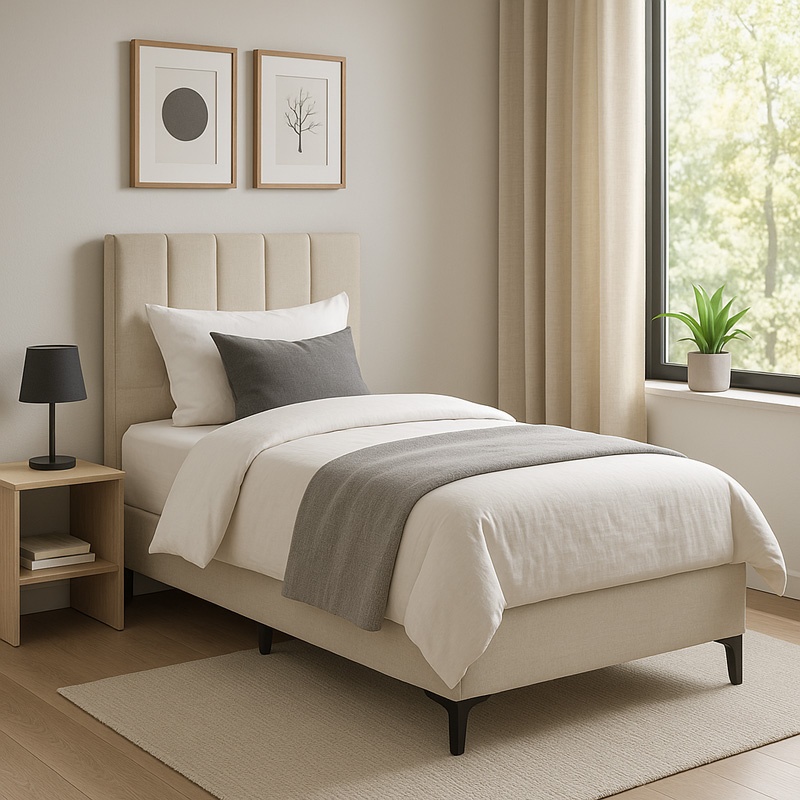 Pat textil Moega, Pako World, Crem, 90x200 cm - 1 | YEO